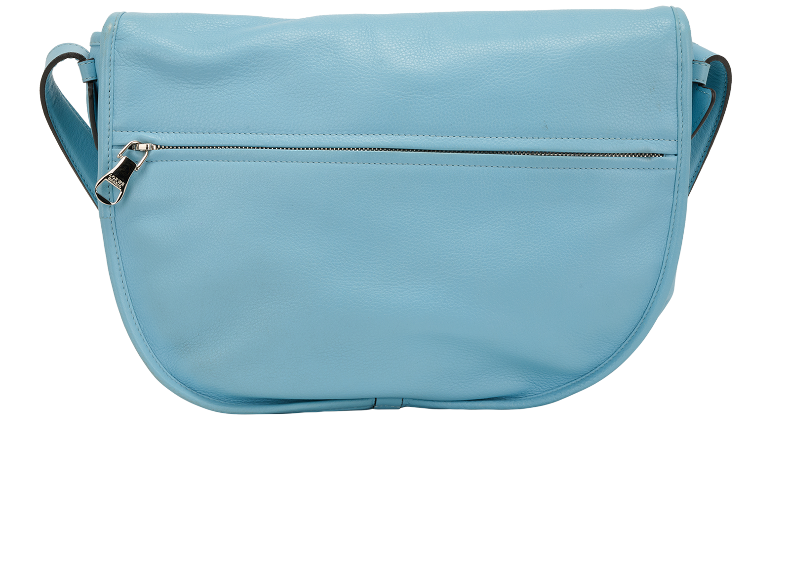 Heritage Messenger, &pound;420, Handbags, Blue, Leather, Back view